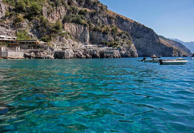 Conca del Sogno Beach Club in Amalfi Coast