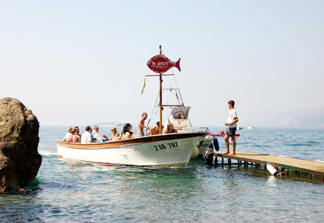 Da Adolfo Beach Club in Amalfi Coast