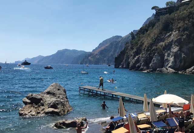 Da Adolfo Beach Club in Amalfi Coast