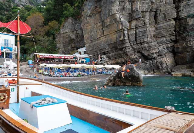 Da Adolfo Beach Club in Amalfi Coast