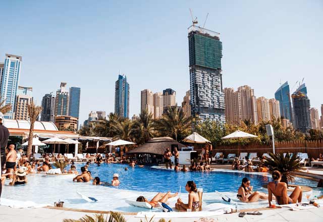 Andreea's Beach Club in Dubai