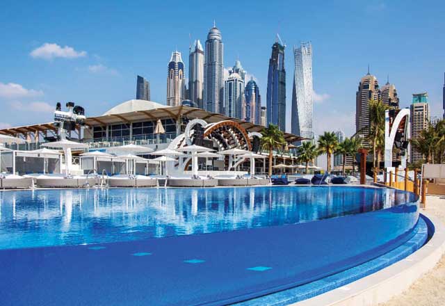 Zero Gravity Beach Club in Dubai