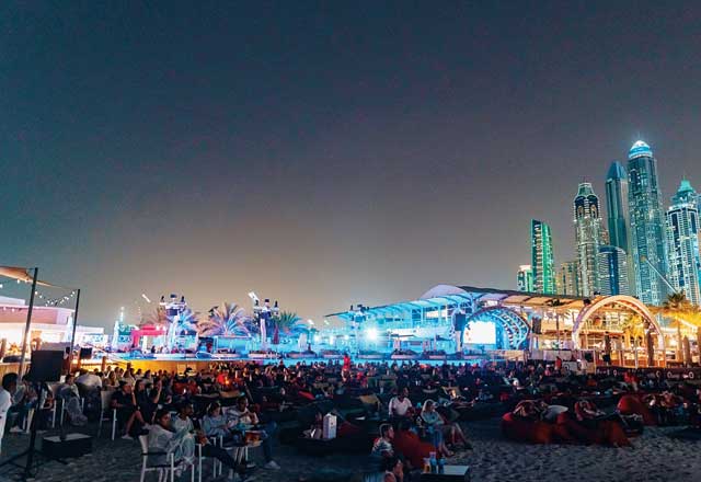 Zero Gravity Beach Club in Dubai