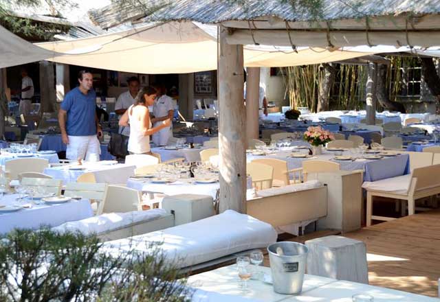 Le Club 55 Beach Club in Saint-Tropez (French Riviera)