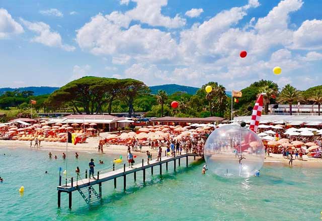 Tahiti Beach Club in Saint-Tropez (French Riviera)