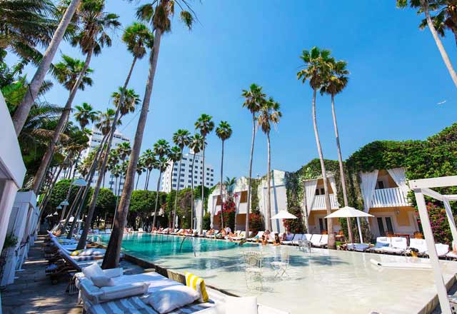 Delano Beach Club in Miami