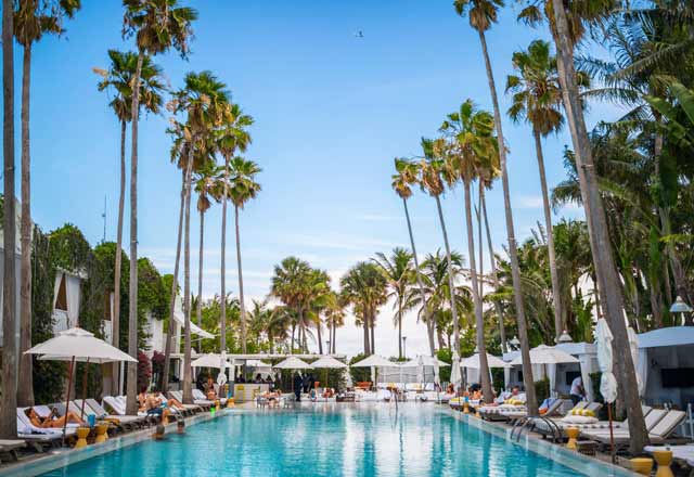 Delano Beach Club in Miami