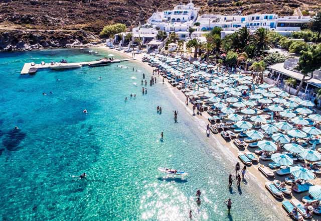 Nammos Beach Club in Mykonos