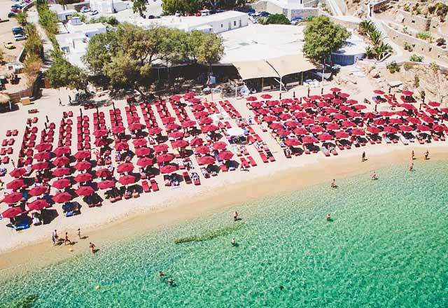 Super Paradise Beach Club in Mykonos