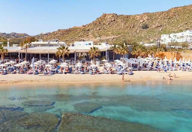 Tropicana Beach Club in Mykonos