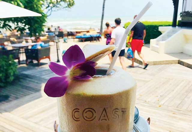 Coast Beach Club & Bistro in Phuket